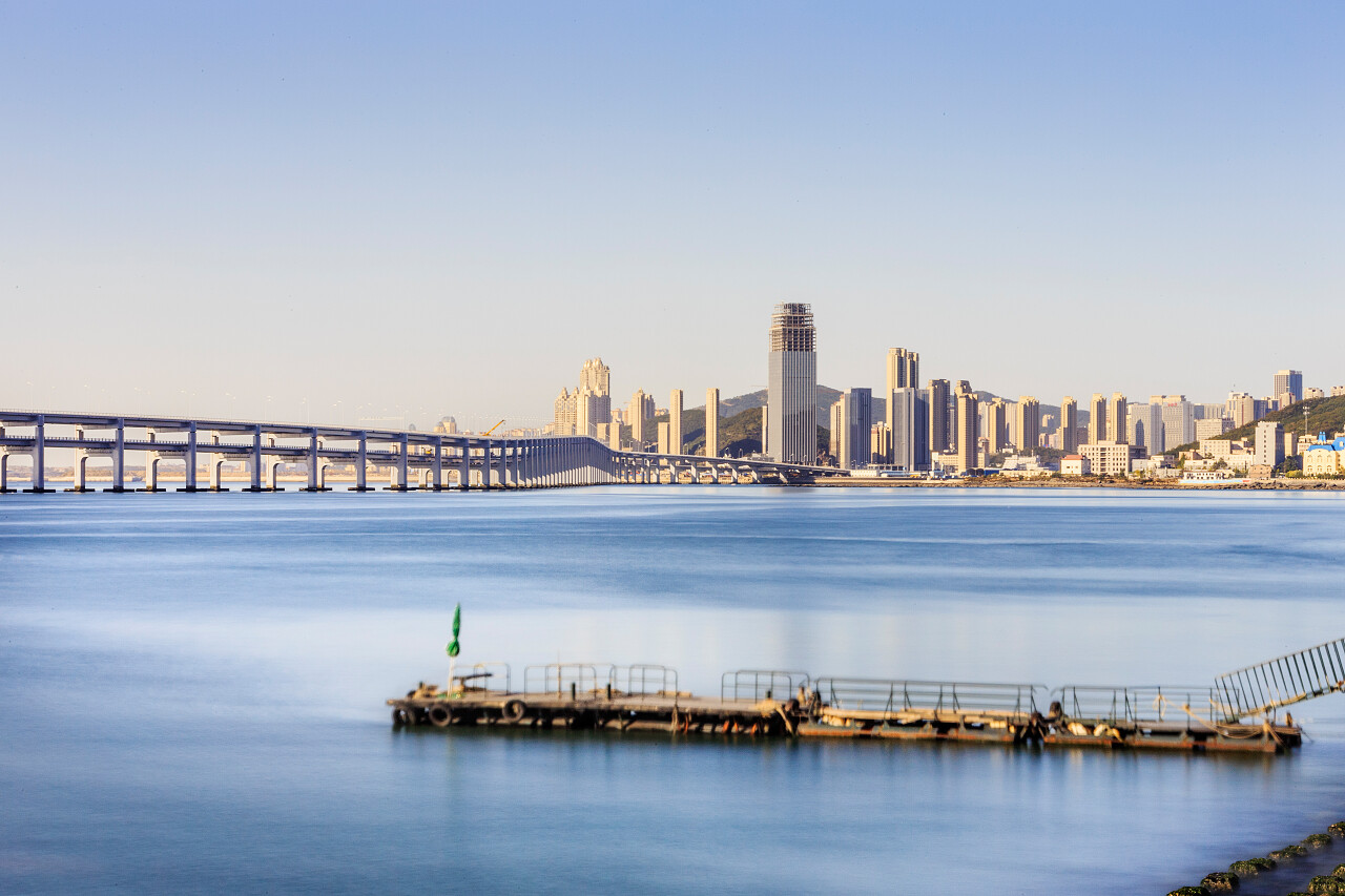 中国辽宁省大连市海岸线大连旅游