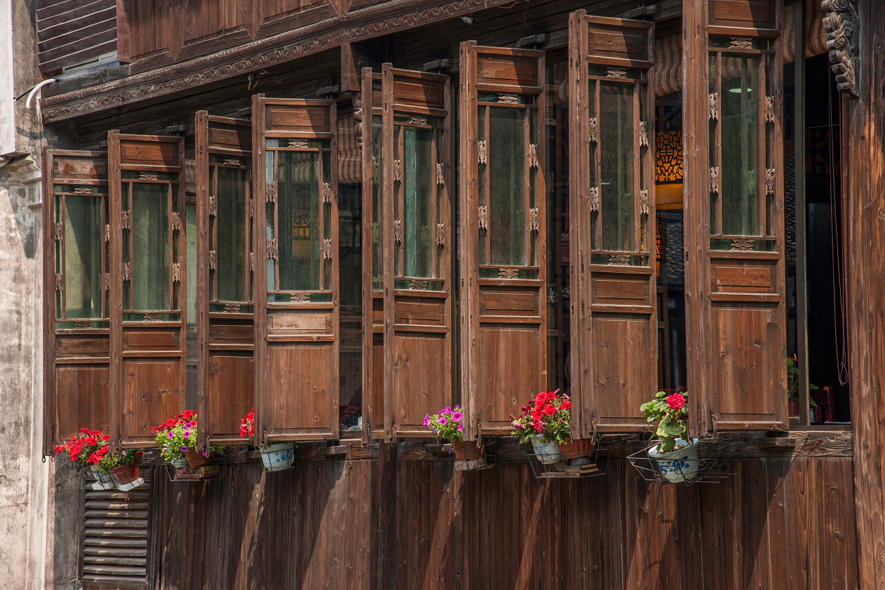 乌镇江南水乡旅行摄影图江南旅游