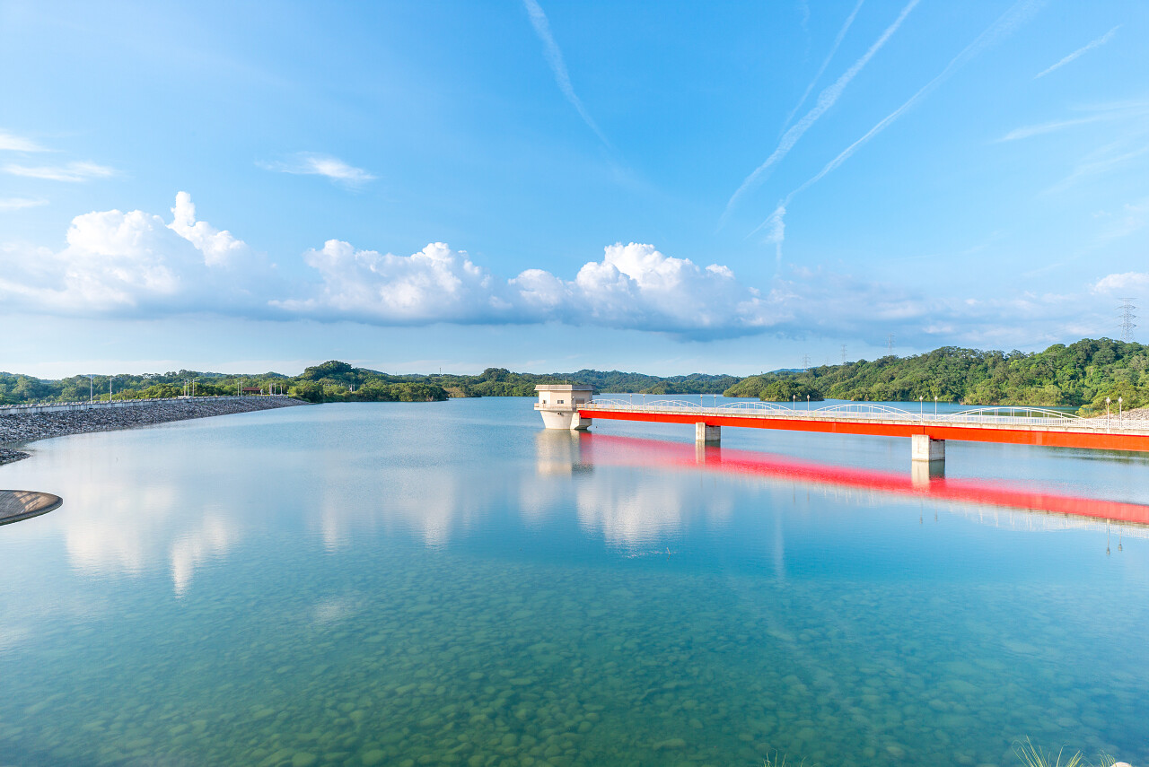 在台湾新竹湖上亭台湾旅游