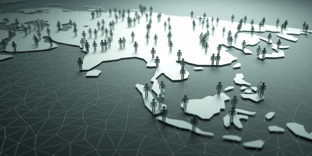 人口三维统计图