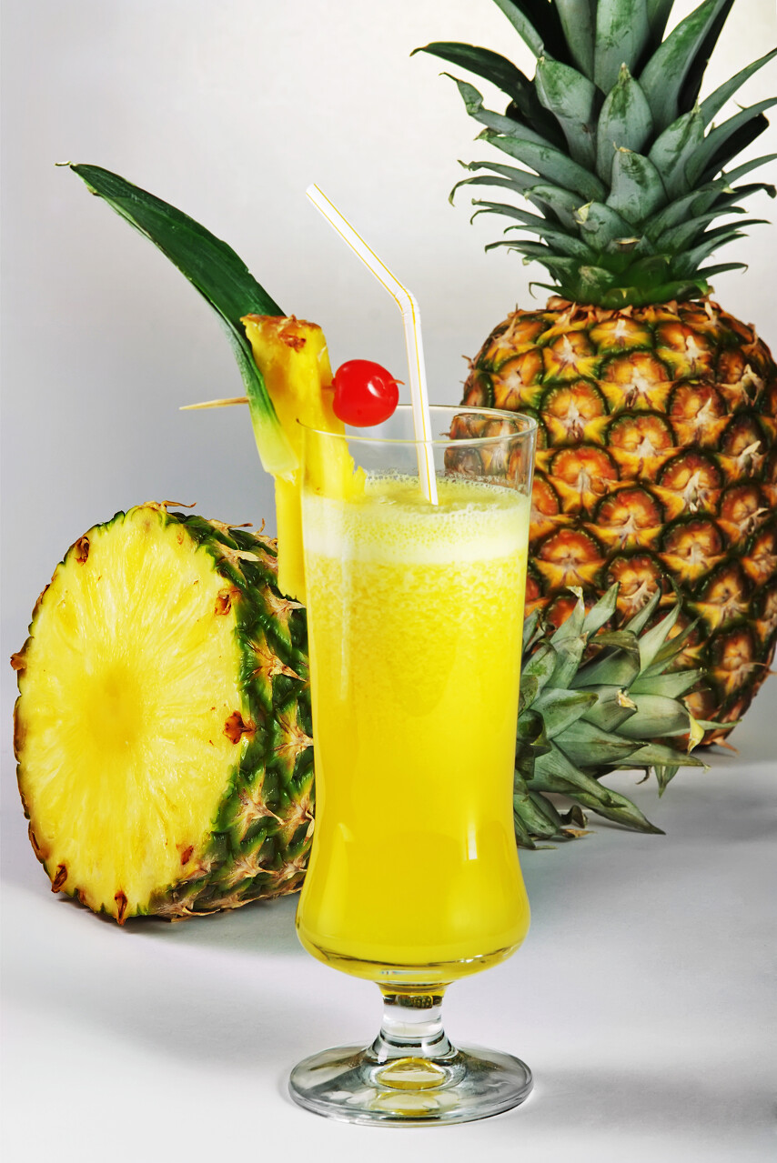 一杯菠萝汁