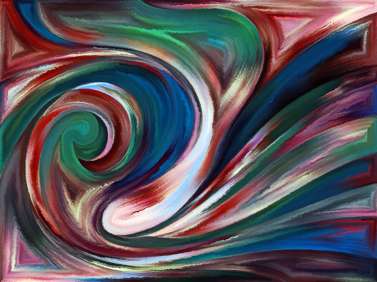 自然力量的抽象设计