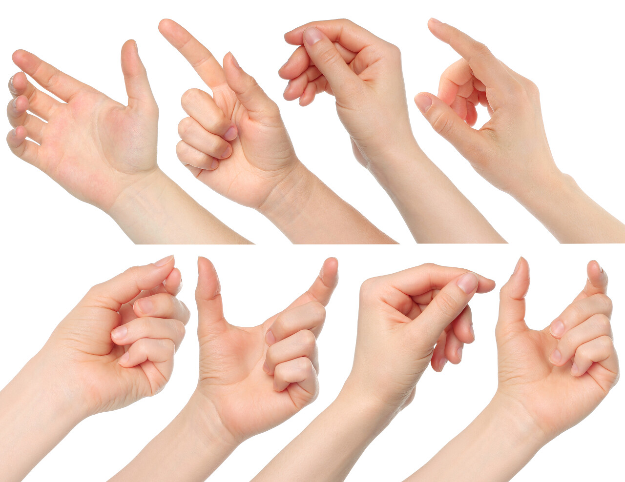 女人手部抽象特写