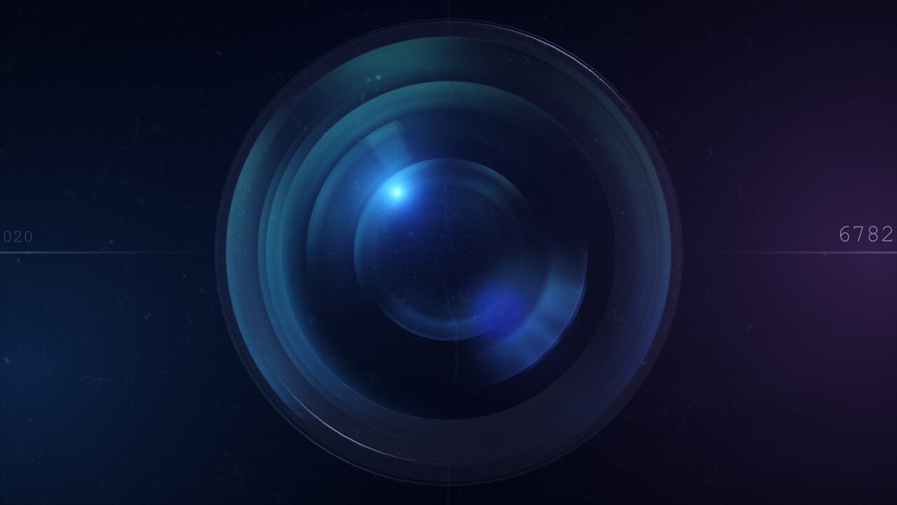 相机镜头特写渲染