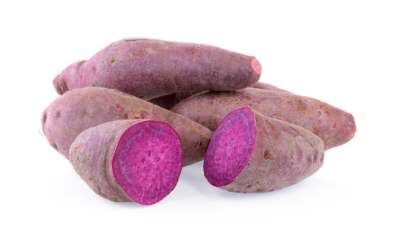 新鲜紫薯