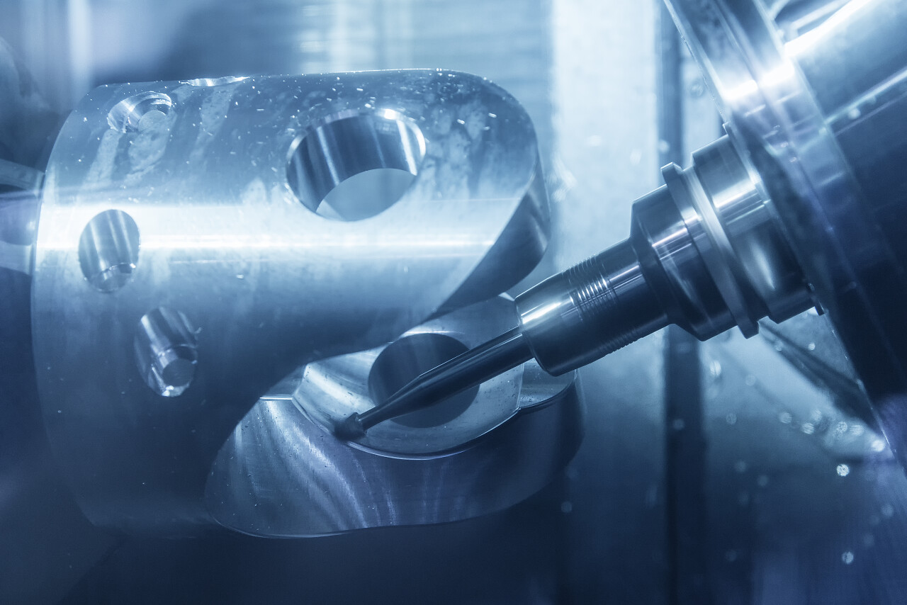 五金5轴数控铣床倒角端铣刀工具汽车零件