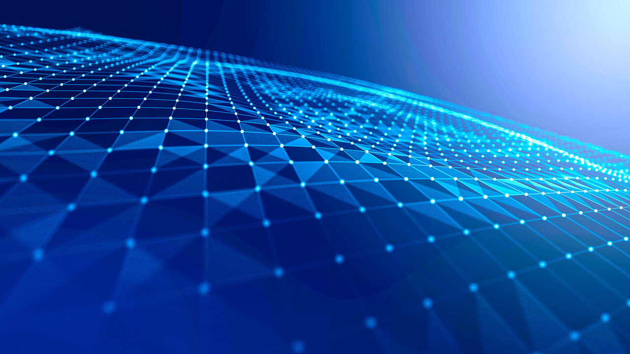 蓝色的抽象纹理