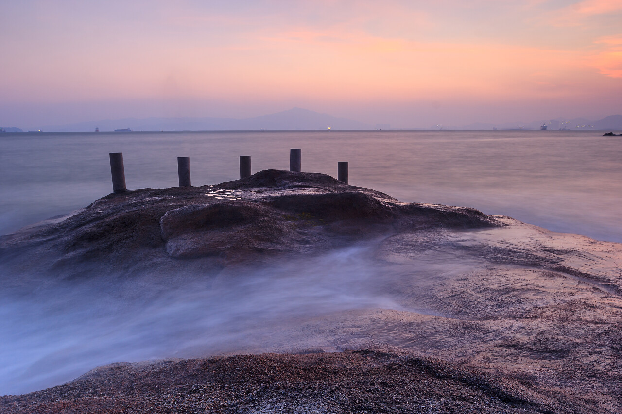 厦门环岛路海景日落厦门旅游