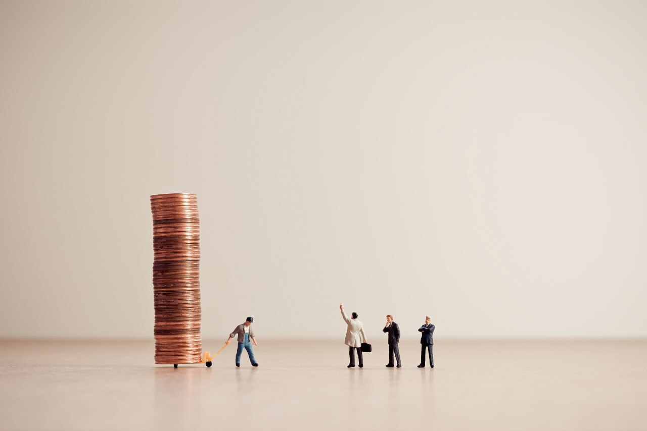 提供资金商业和金钱的概念.