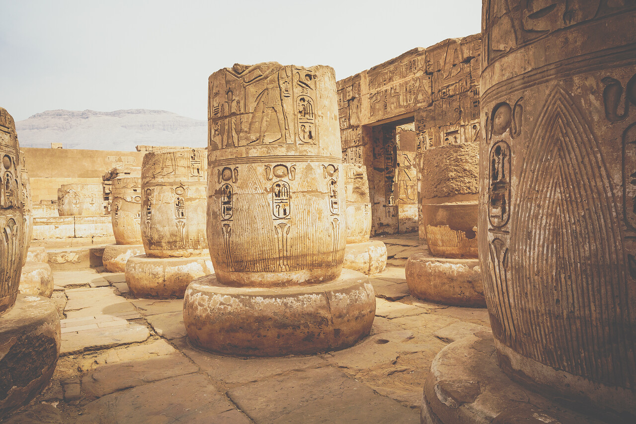 寺庙的教科文组织世界文化遗产埃及卢克索埃及旅游