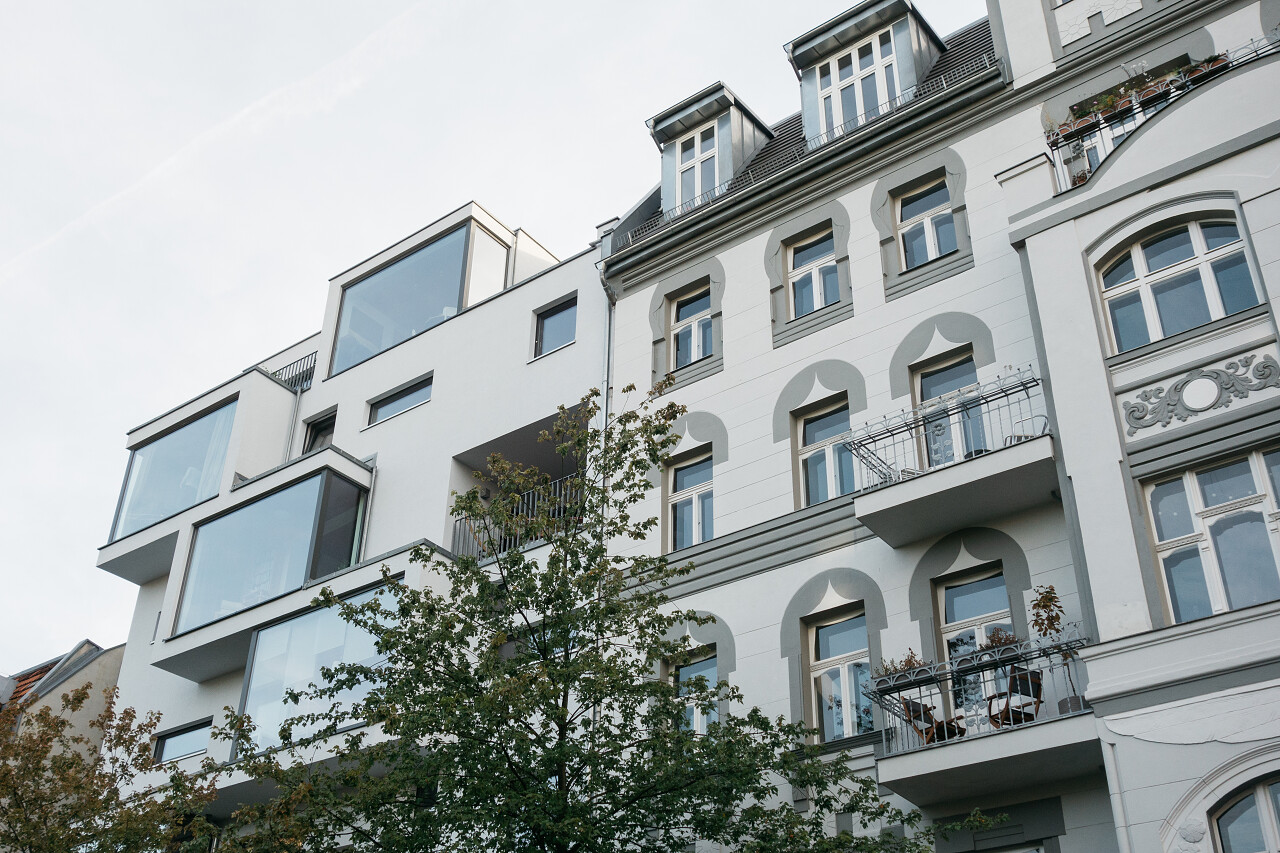 新建的现代化居民楼小区美好社区美好