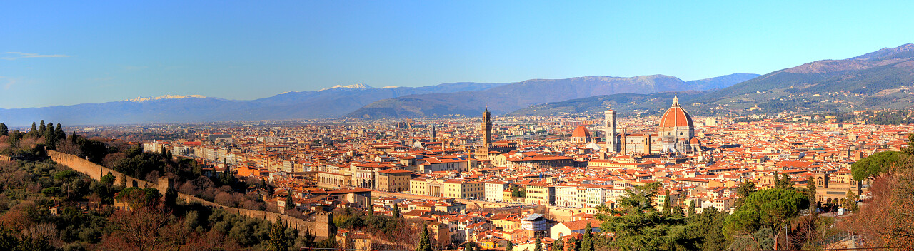 城市背景天际线意大利旅游
