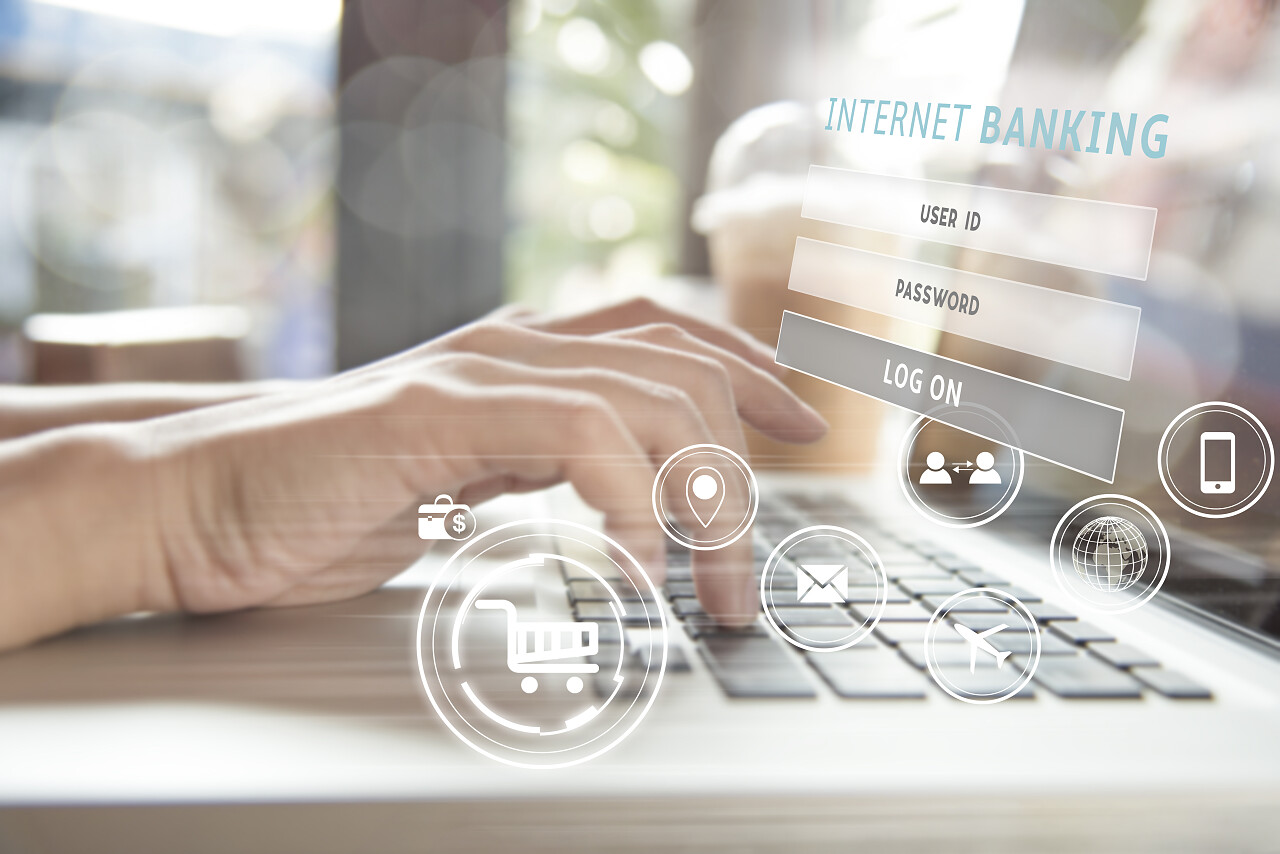 商务手使用电脑网上银行业务