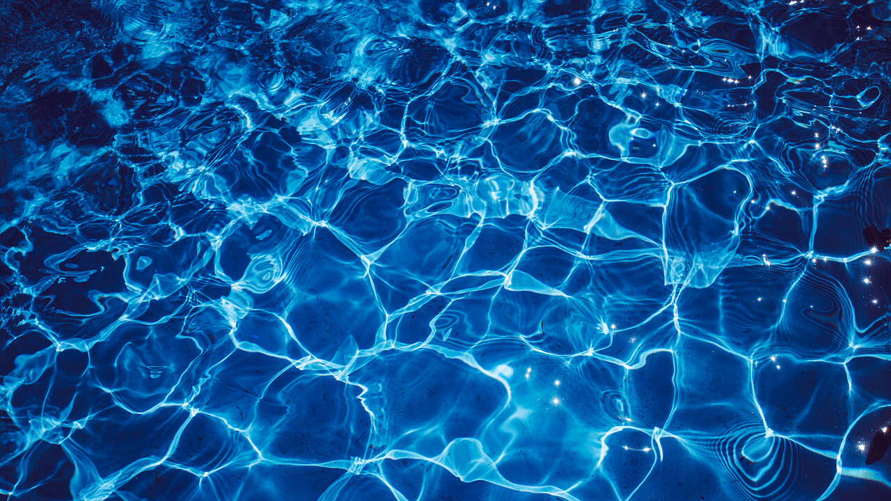 抽象蓝色背景水