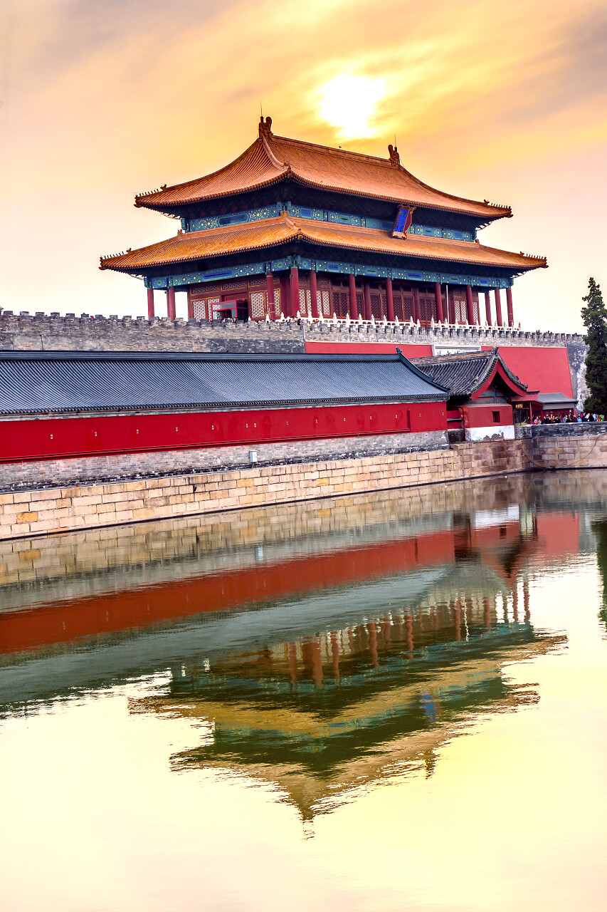 故宫紫禁城护城河运河故宫旅游