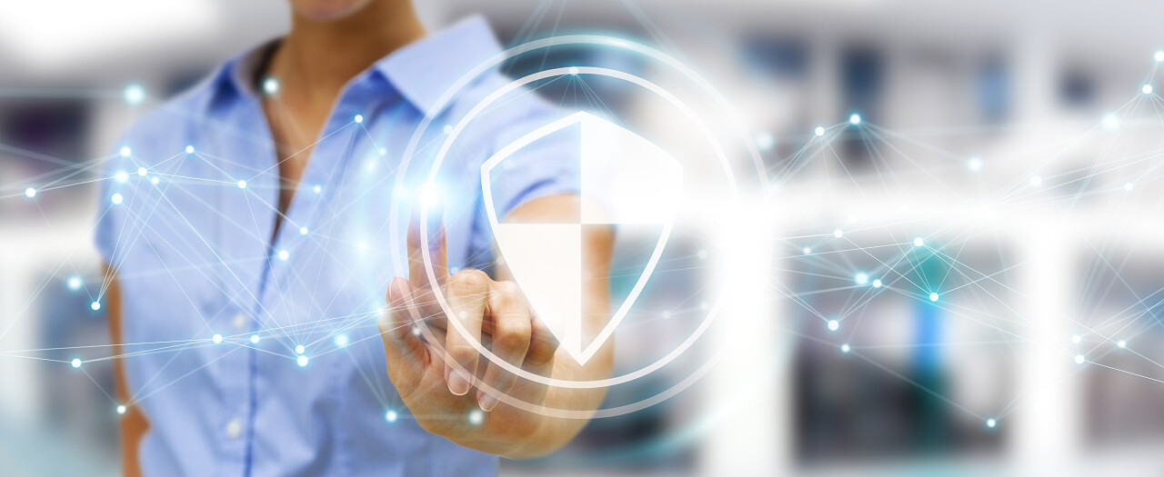 安全保护与连接3d渲染