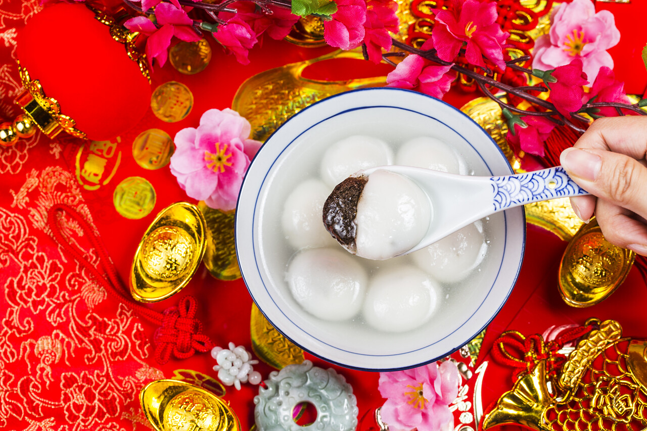 中国元宵节食品正月十五元宵节汤圆元宵