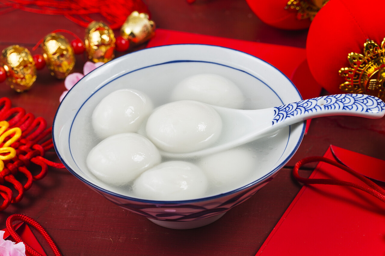 中国元宵节的食物正月十五元宵节汤圆元宵