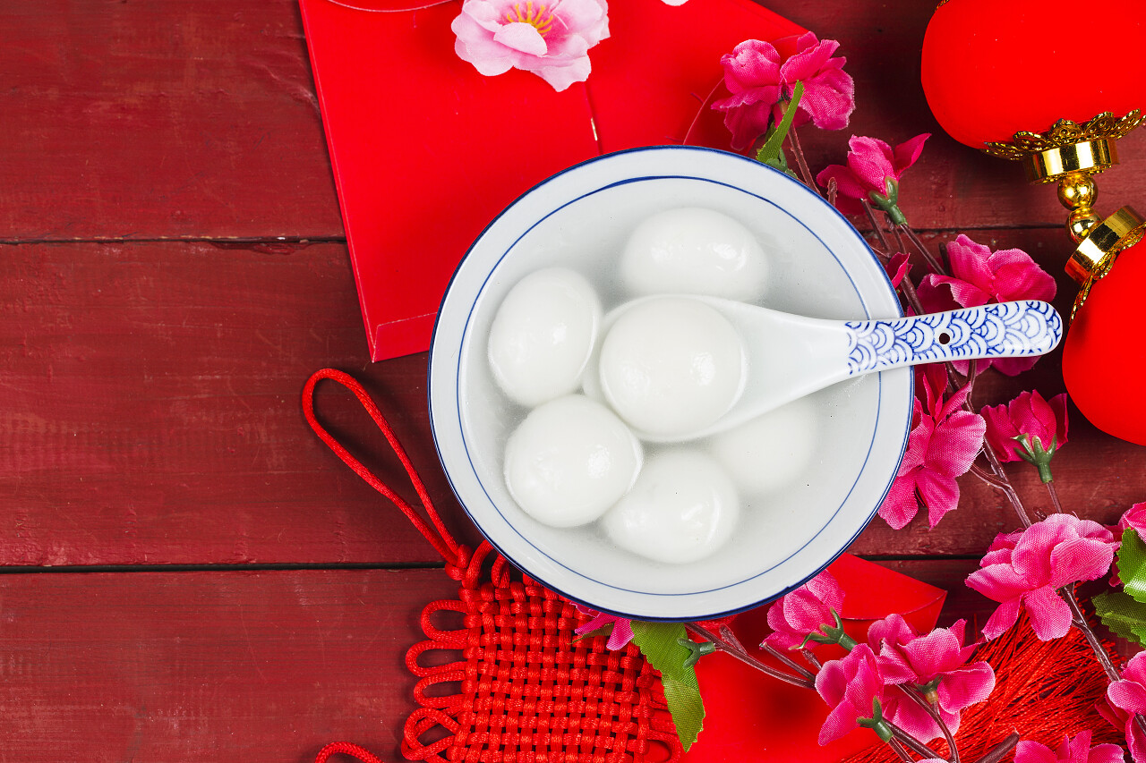 中国元宵节的食物正月十五元宵节汤圆元宵