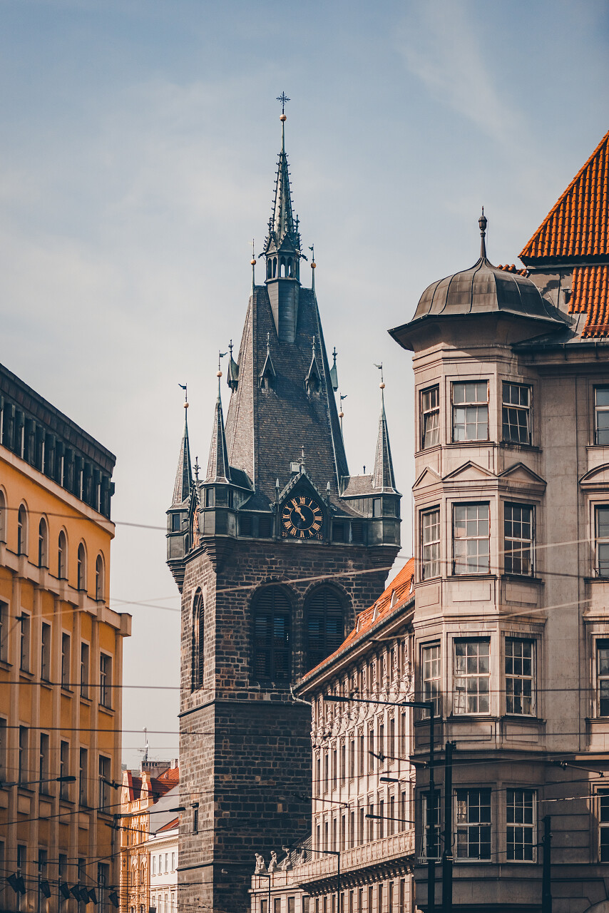 美丽的巴洛克式和哥特式建筑旧欧洲城市