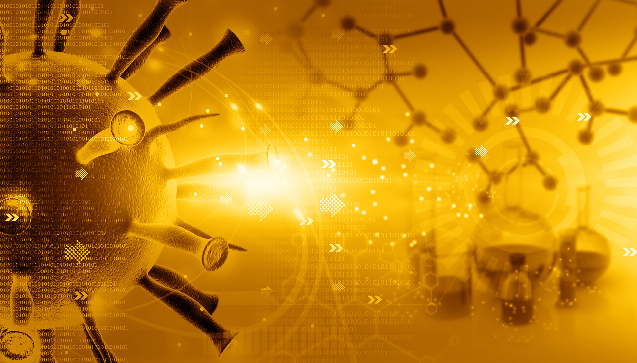 科学背景下的病毒渲染