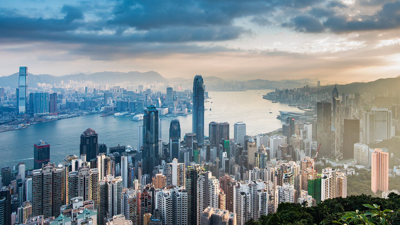 香港山顶全景图