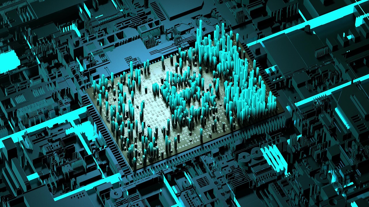 抽象数字随机运动以硬币的形式比特币