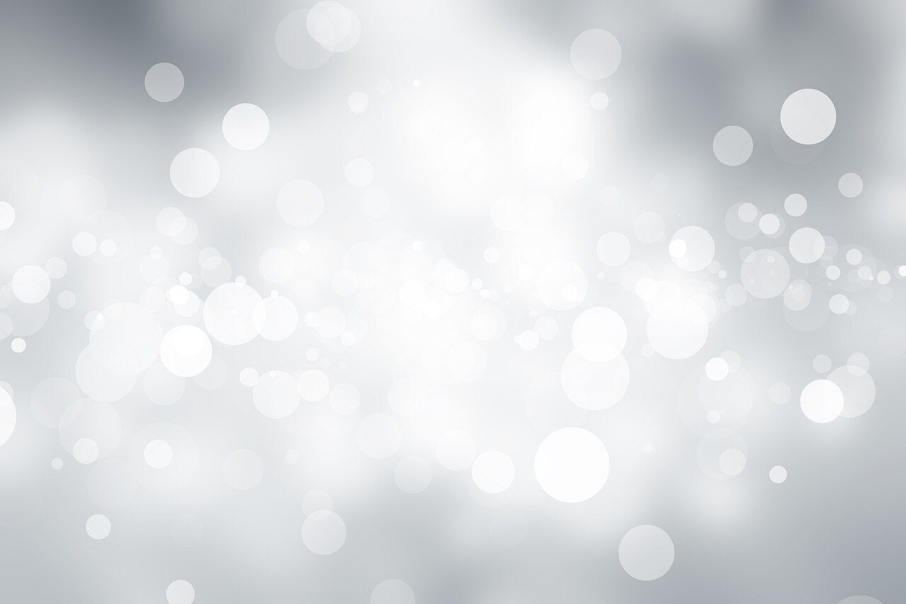 白色模糊的抽象背景圣诞节模糊的美丽闪亮的圣诞灯