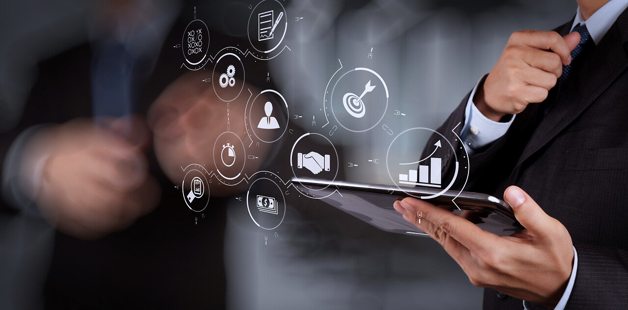 虚拟操作示意图