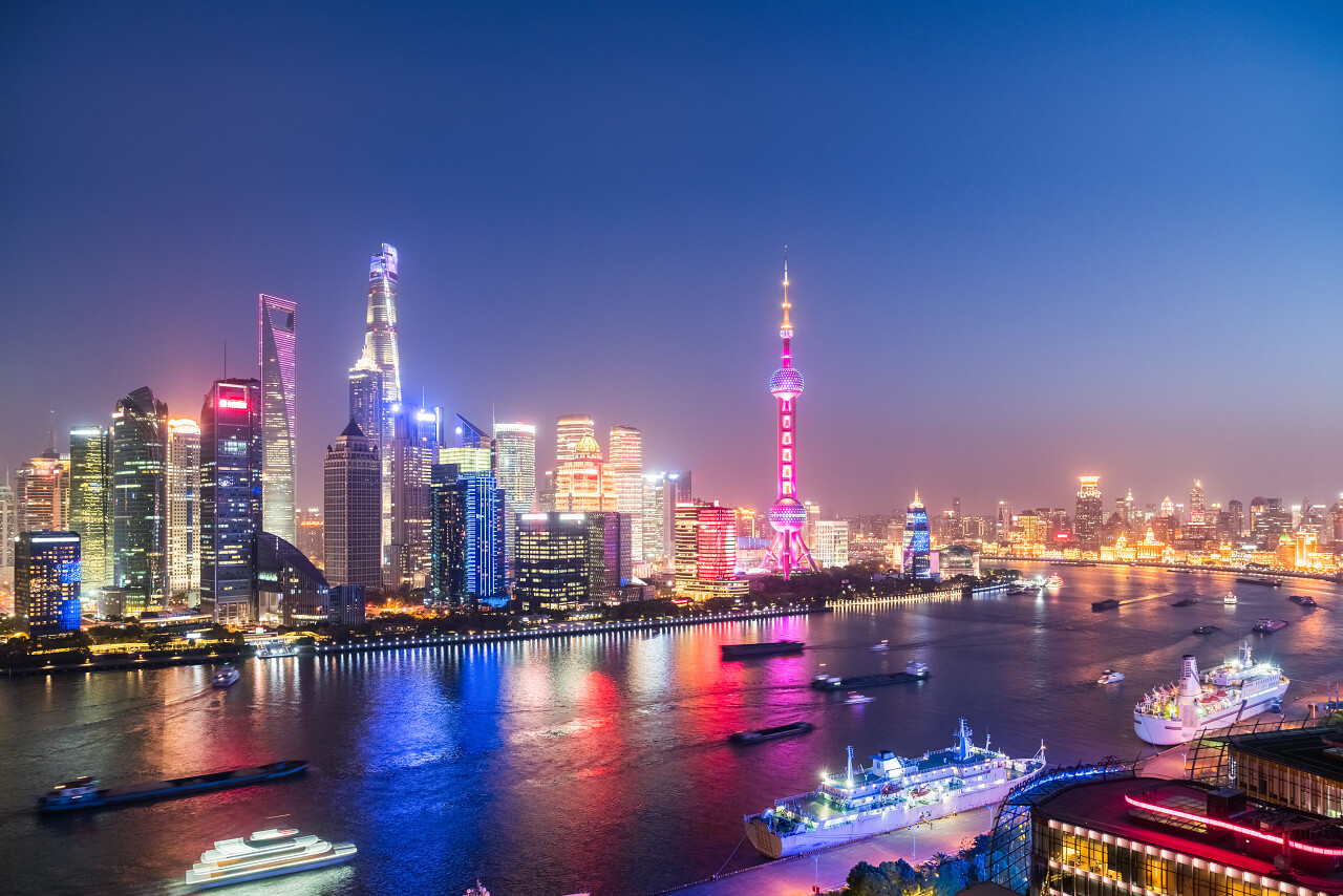 上海夜景上海旅游