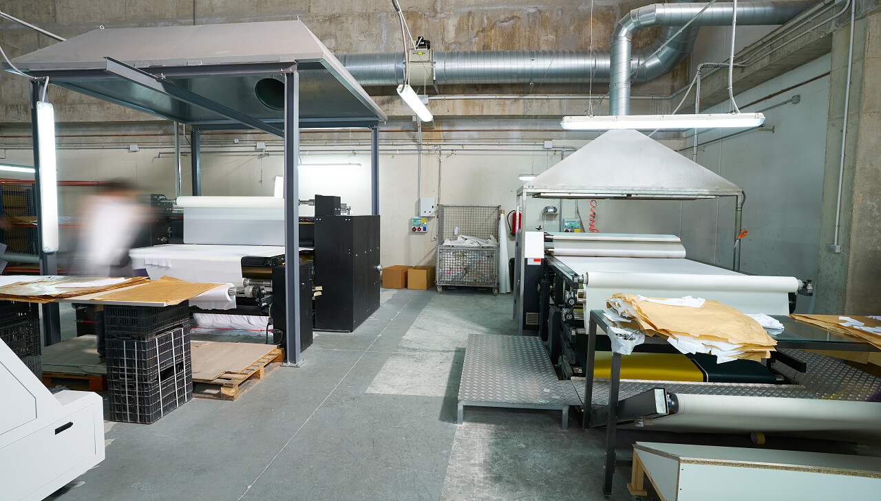 印刷行业的压延转印机