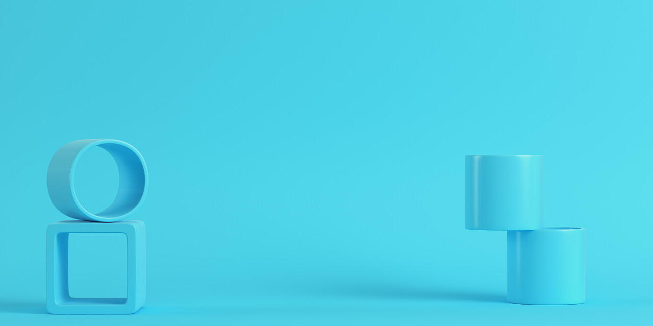 明亮的蓝色背景