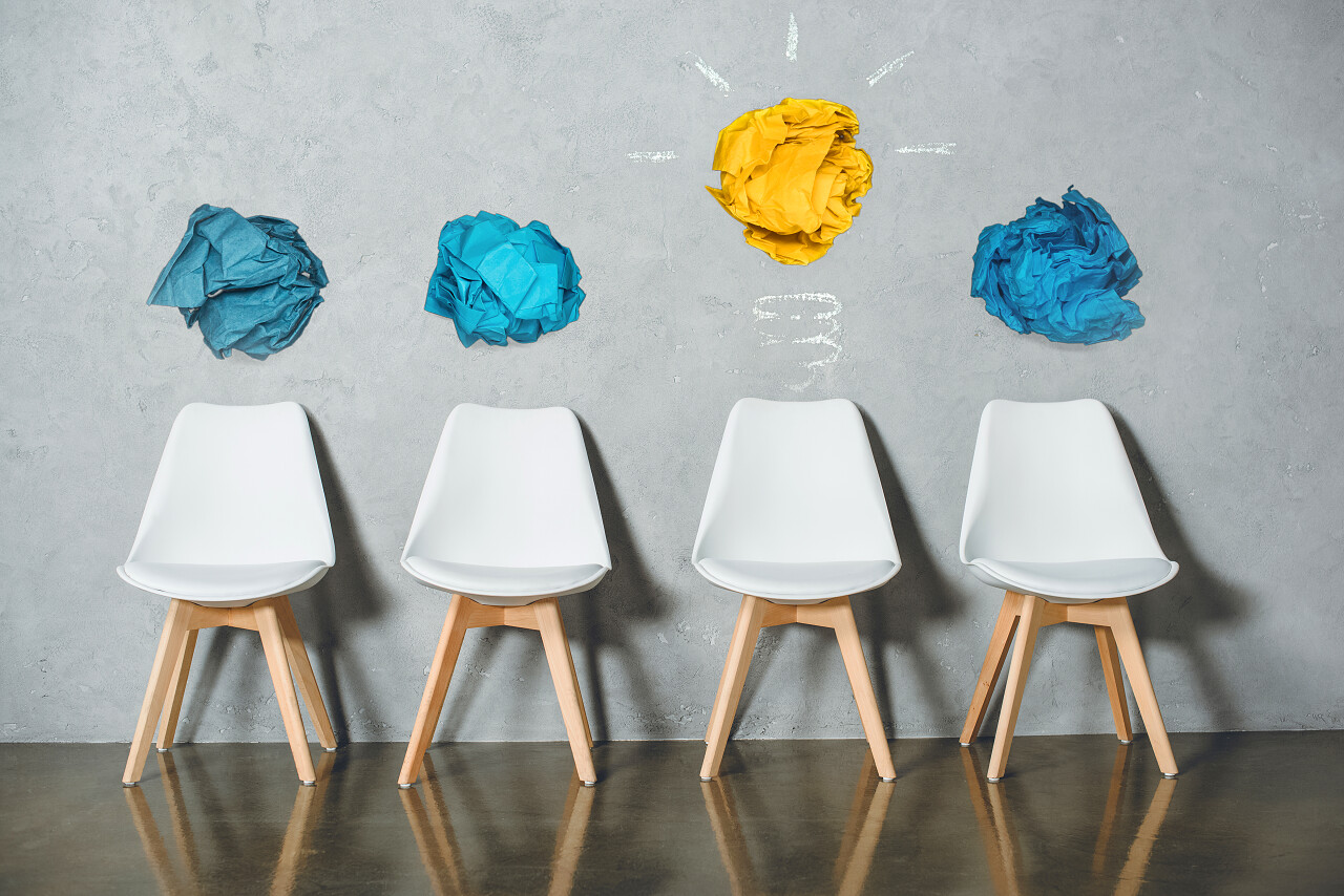 工作面试和皱纸椅的理念