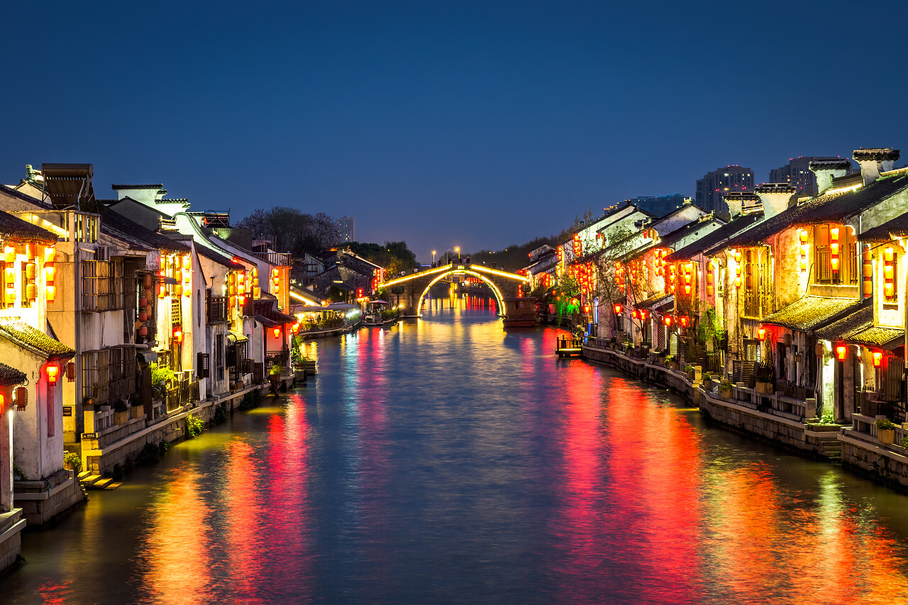 无锡清明大桥夜景南京旅游无锡