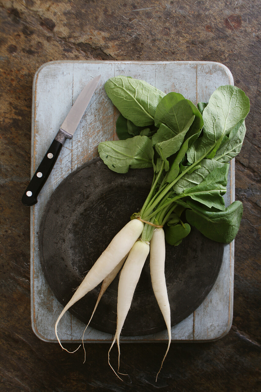 准备新鲜的白萝卜