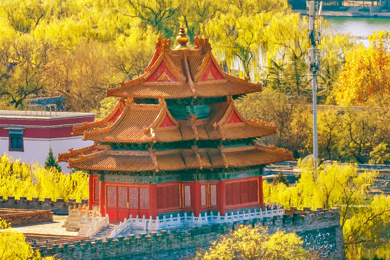 秋天的故宫北京旅游景点故宫旅游