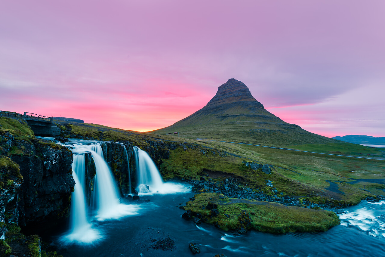 风景如画的景观北欧冰岛旅游