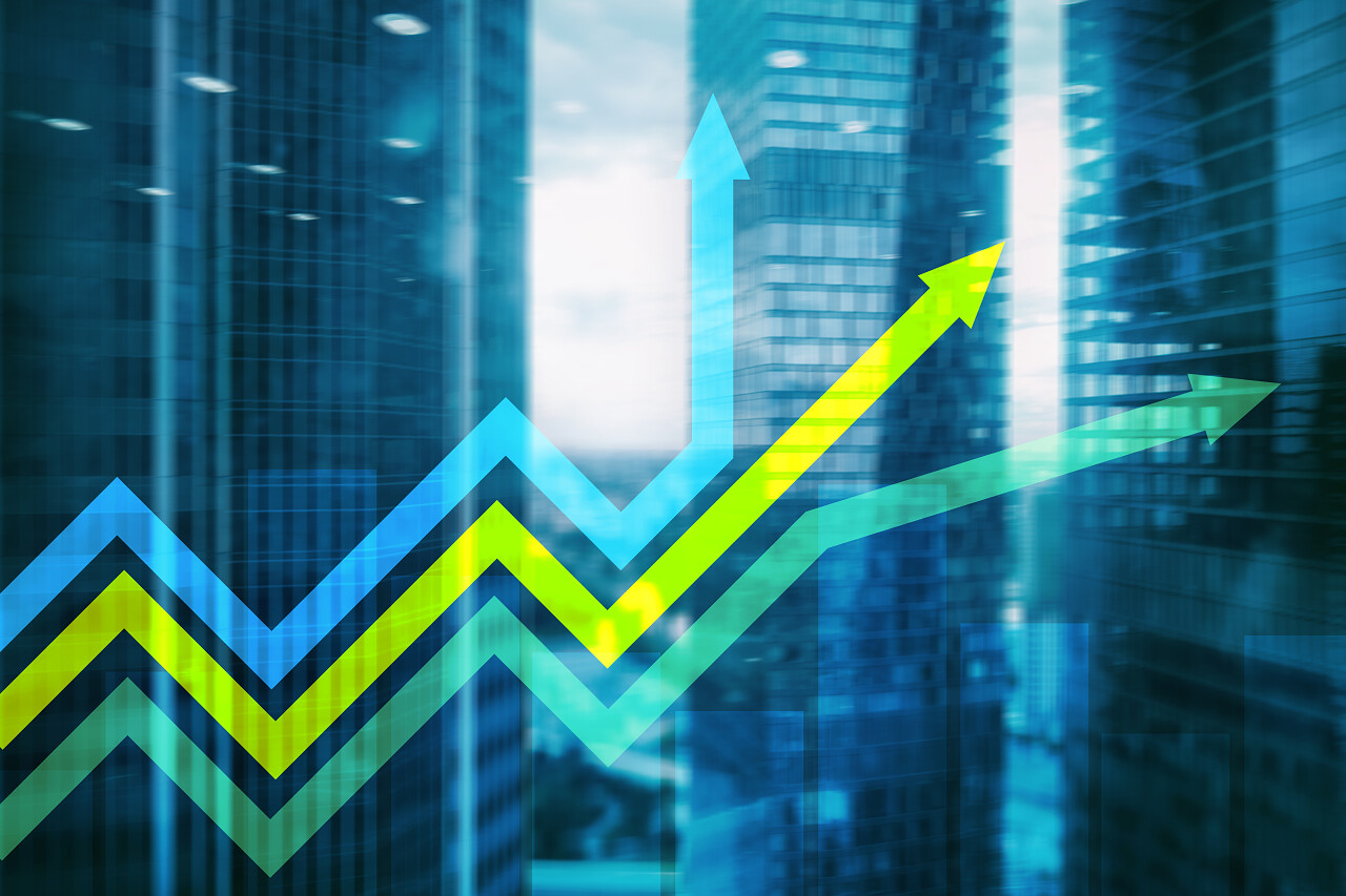 金融增长箭头图投资与交易理念
