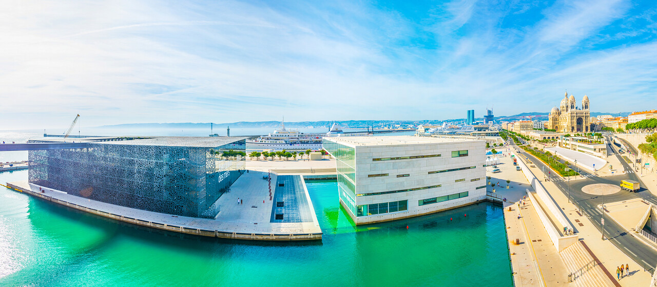 欧洲和地中海文明博物馆在马赛