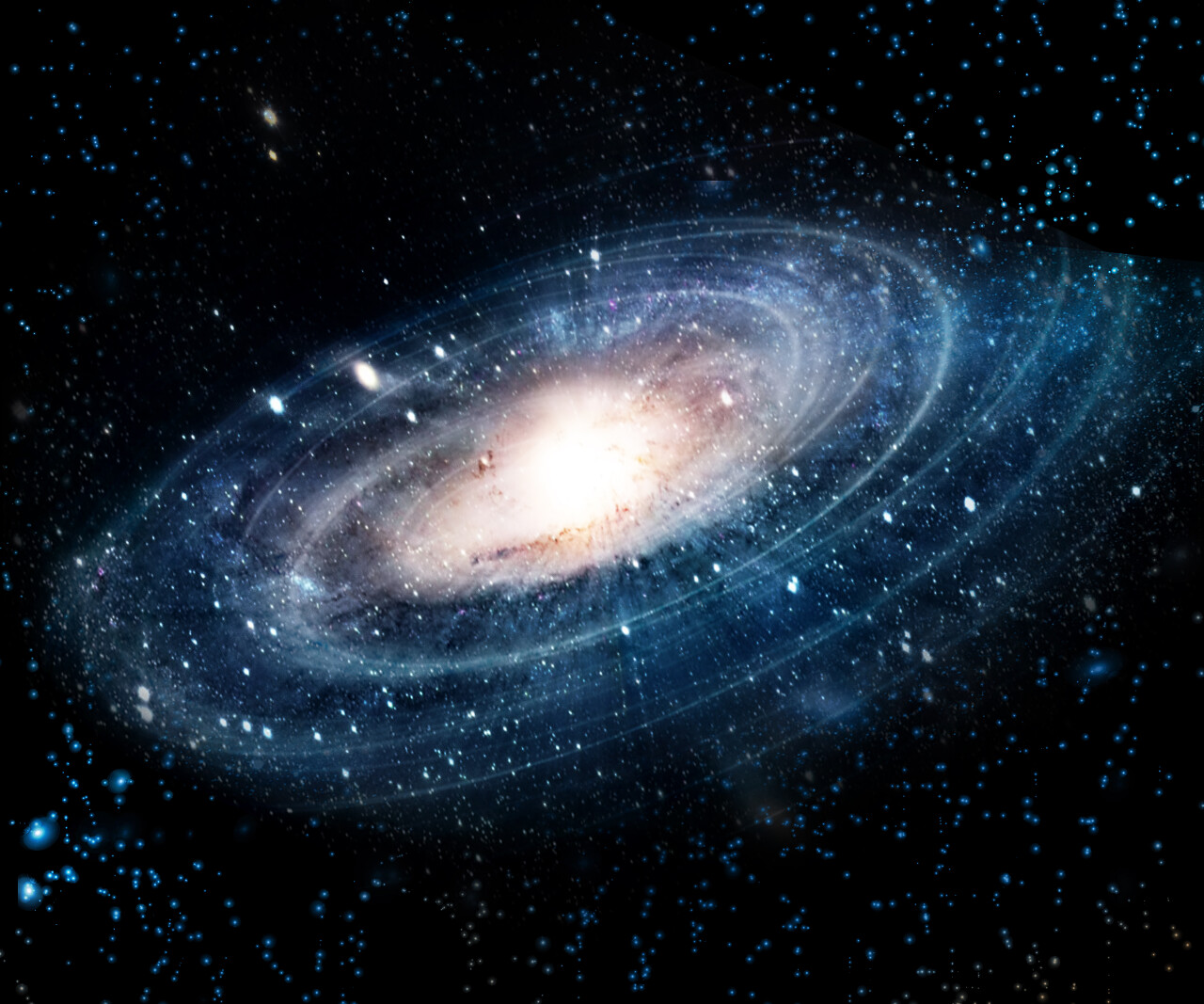 太空中的星云和星系