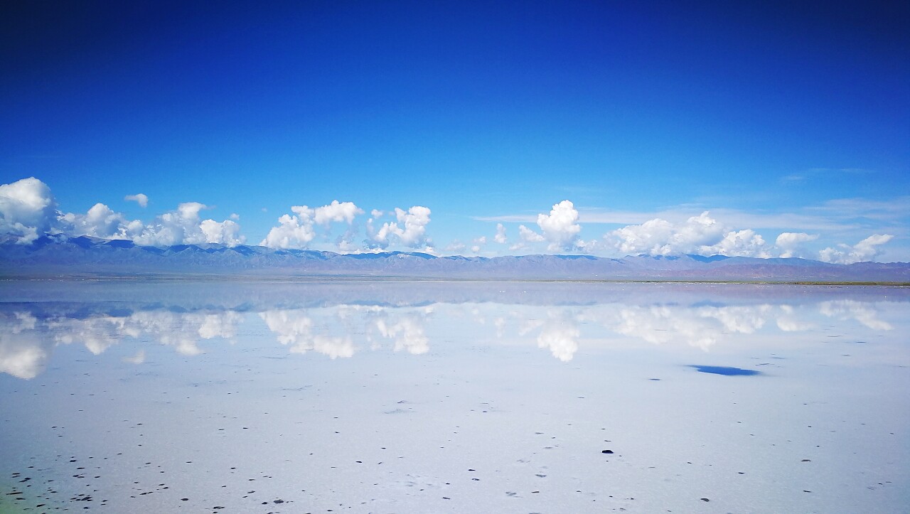 湖面特写青海旅游
