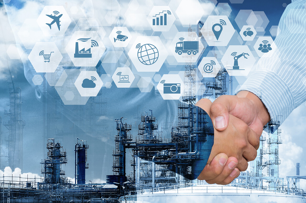 商人握手团结握手企业团结团结人物合作平台