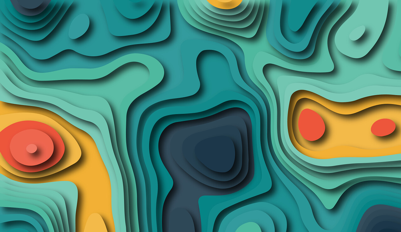 扁平化扭曲背景