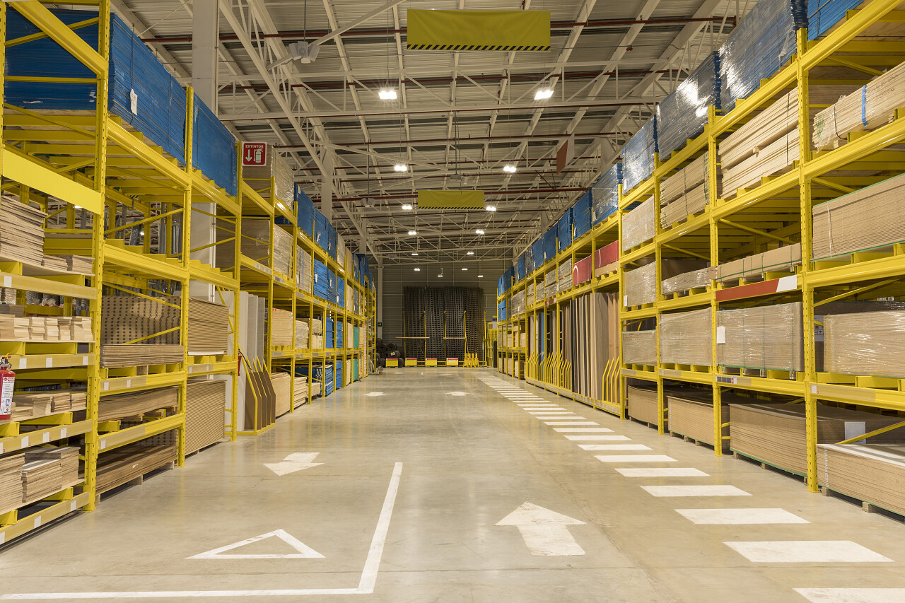 用于建筑的材料大仓库仓库物流仓库物流园区