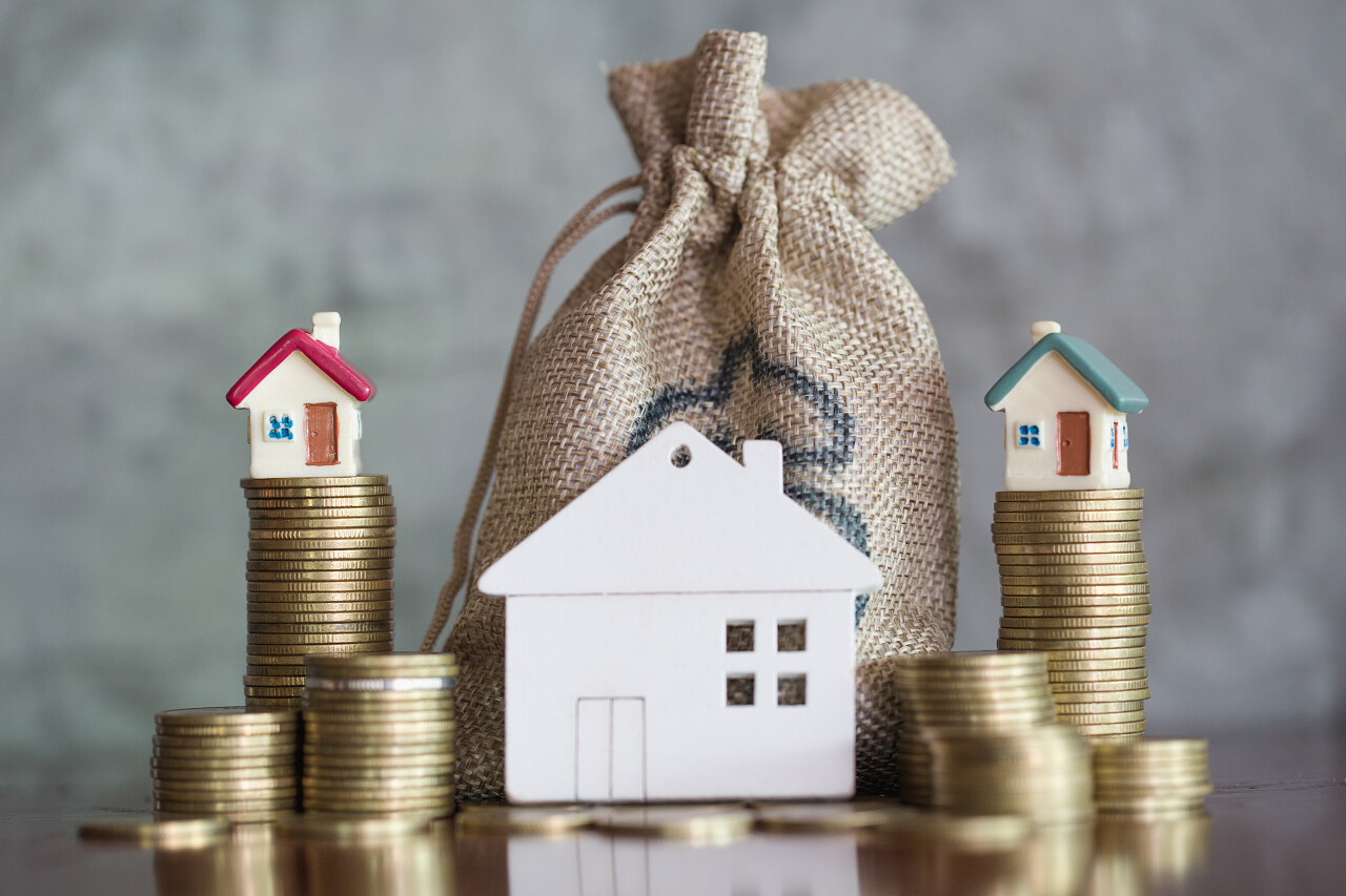 金币钱袋房地产模型房地产投资