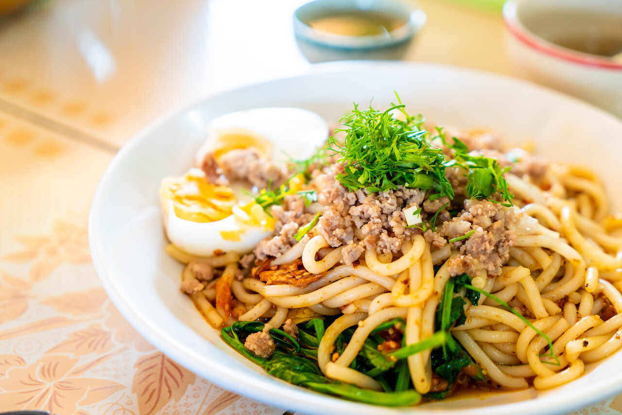 亚洲美食面条