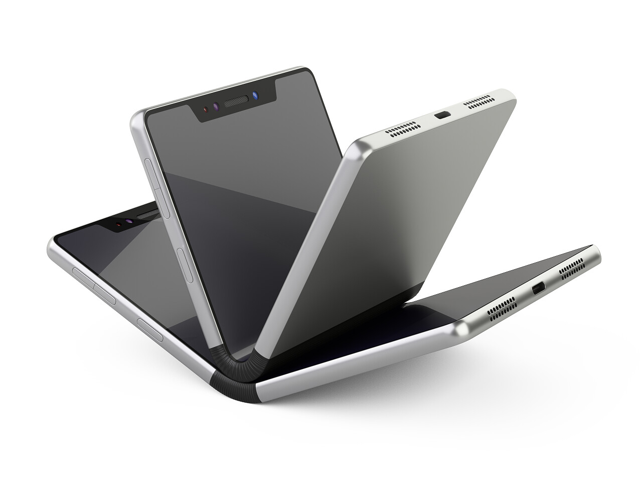 可折叠的智能手机