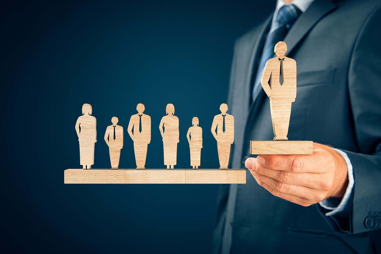 成功的团队领导和其他商业领导和激励概念领导力提升