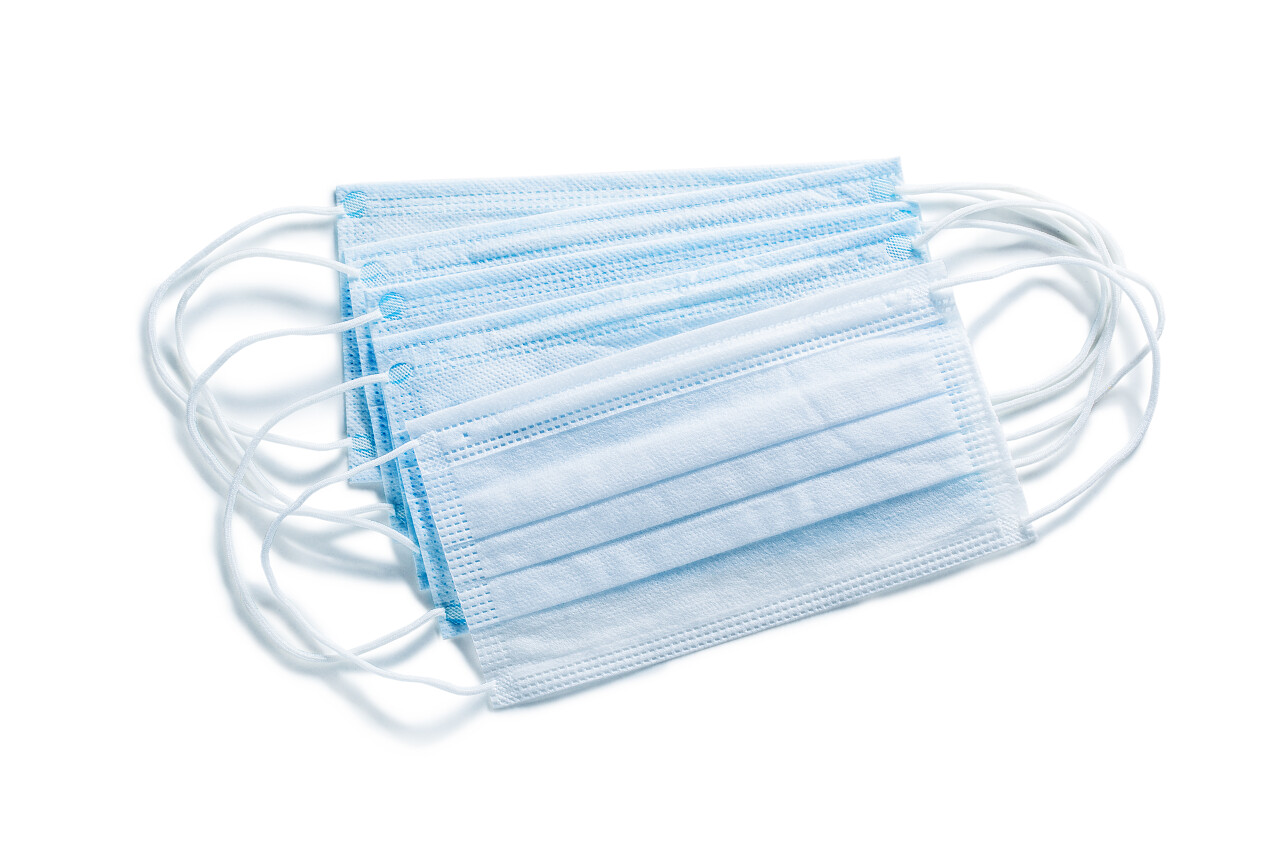 蓝色无菌流感口罩
