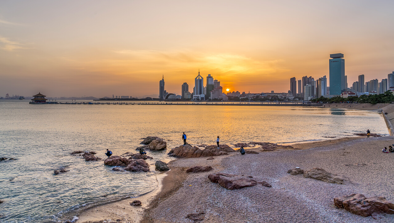 青岛美丽的城市风景青岛旅游